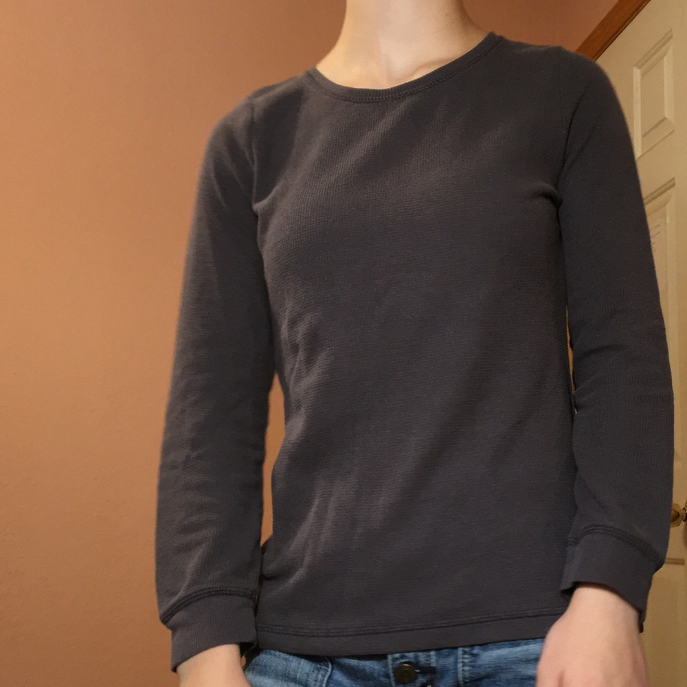 🌼 Grey Thermal Long Sleeve 🌼
